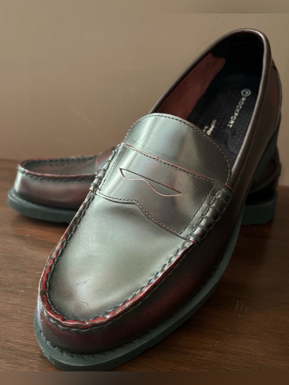 GENTLY USED ROCKPORT PENNY LOAFERS